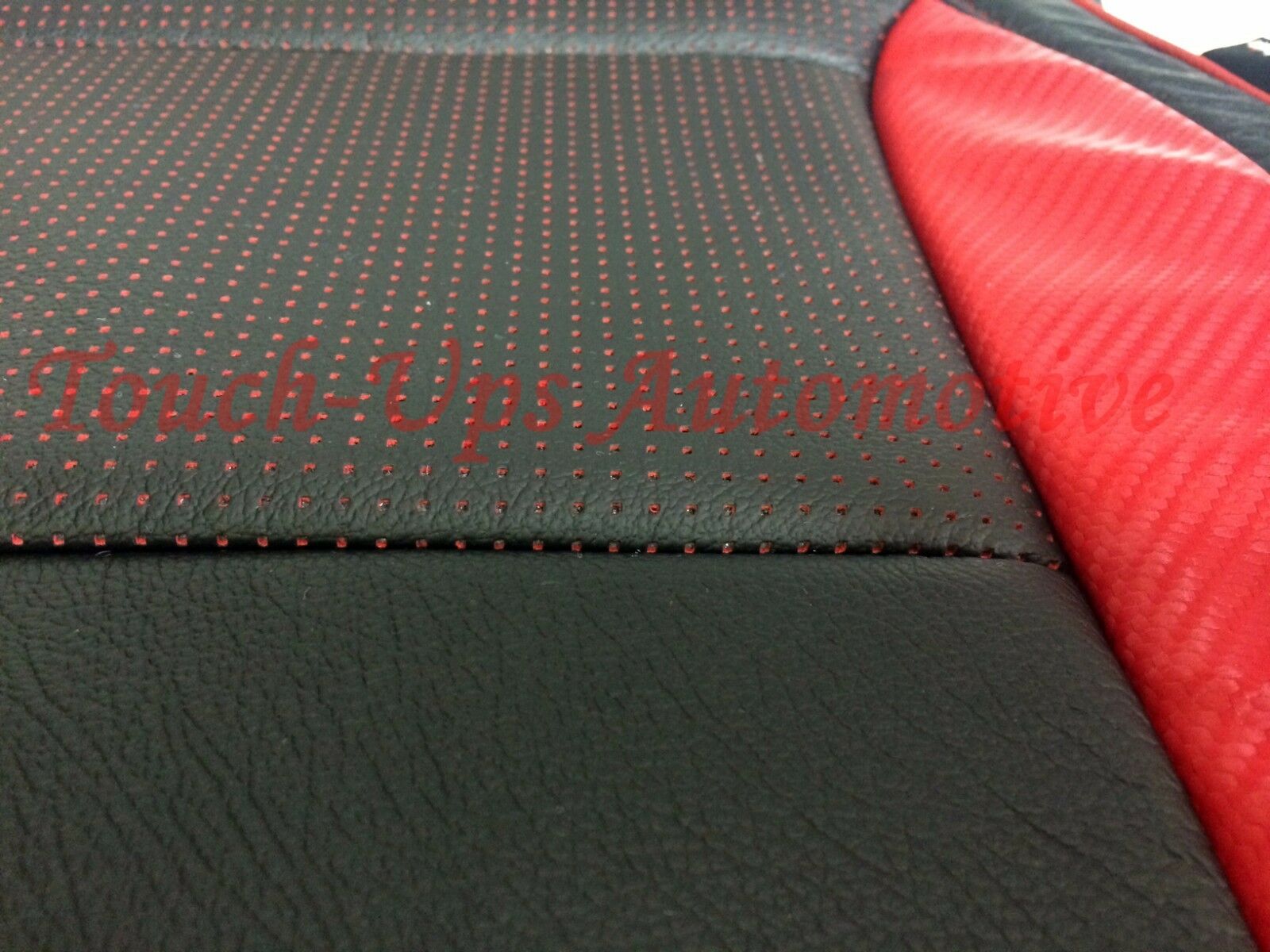 2014-2018 Chevrolet Silverado Crew Cab LT KATZKIN Leather Seat Covers Custom Red