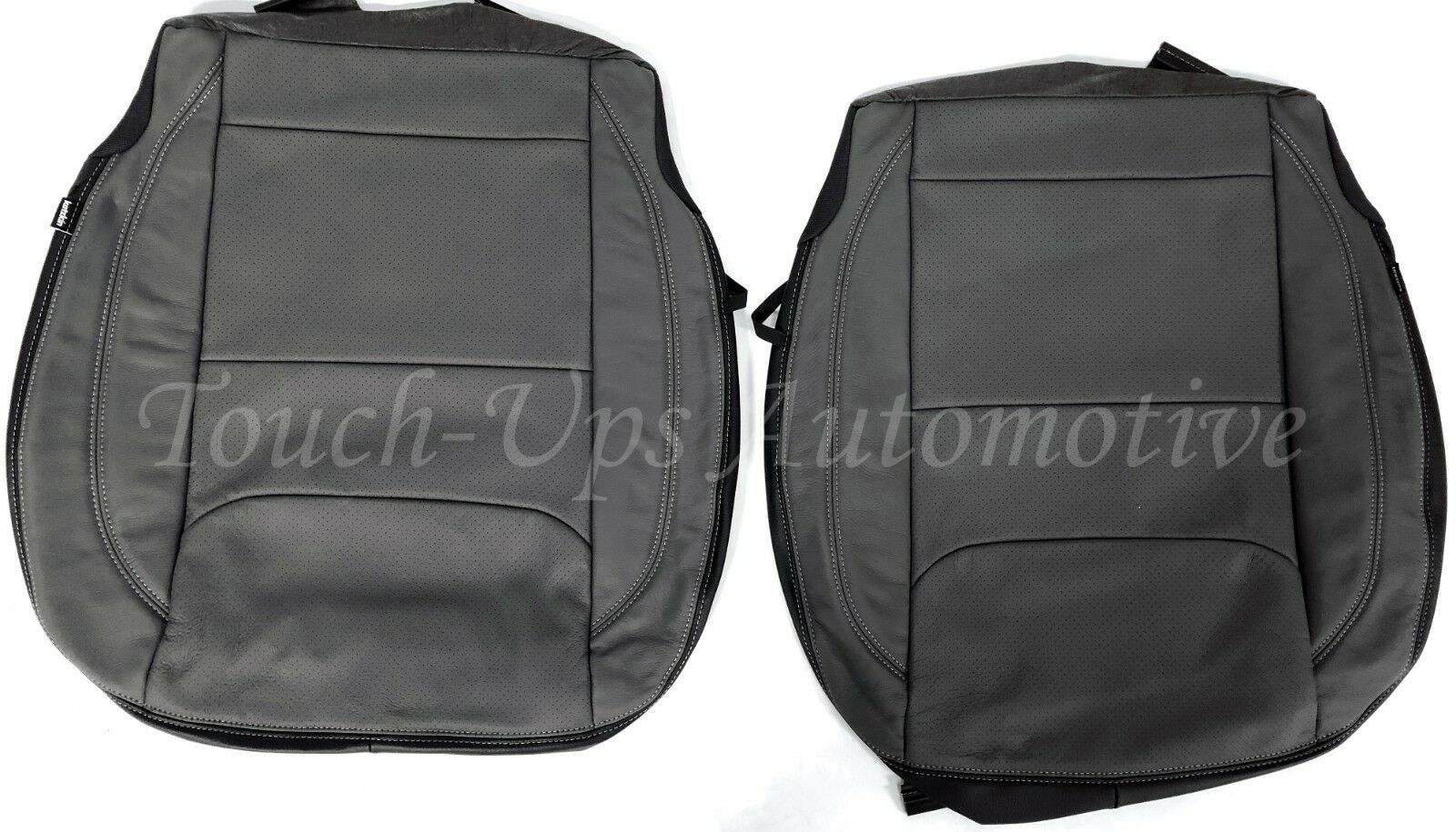 2019-22 Dodge Ram Crew Cab Big Horn Star Black Gray Leather Seat Covers kit