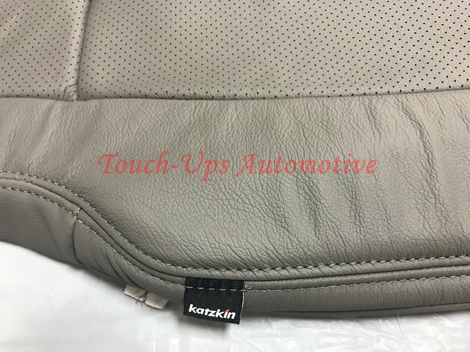 2015-2018 Ford F-150 XLT SuperCrew KATZKIN Leather Seat Covers Replacement Gray