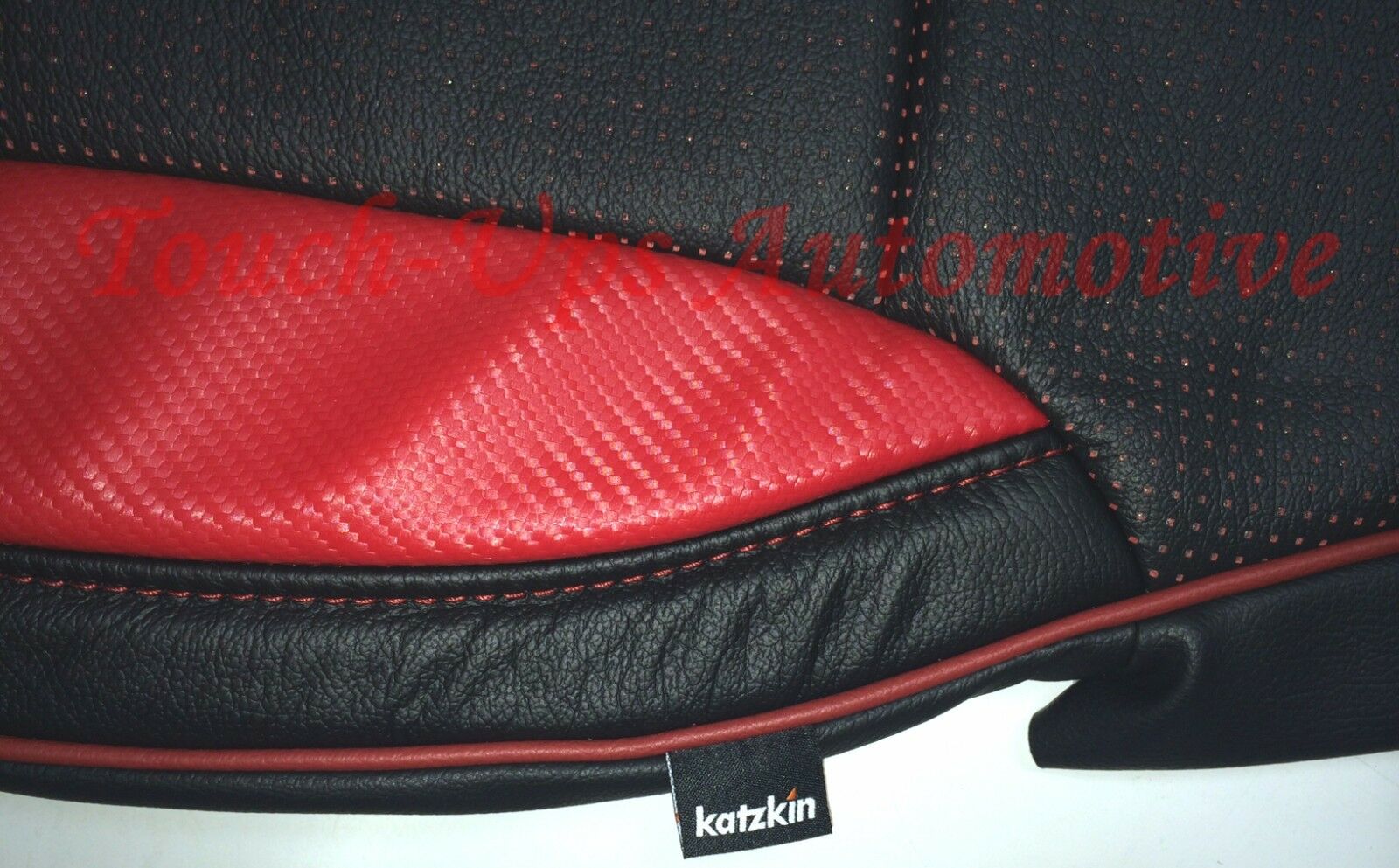 2014-2018 Chevrolet Silverado Crew Cab LT KATZKIN Leather Seat Covers Custom Red