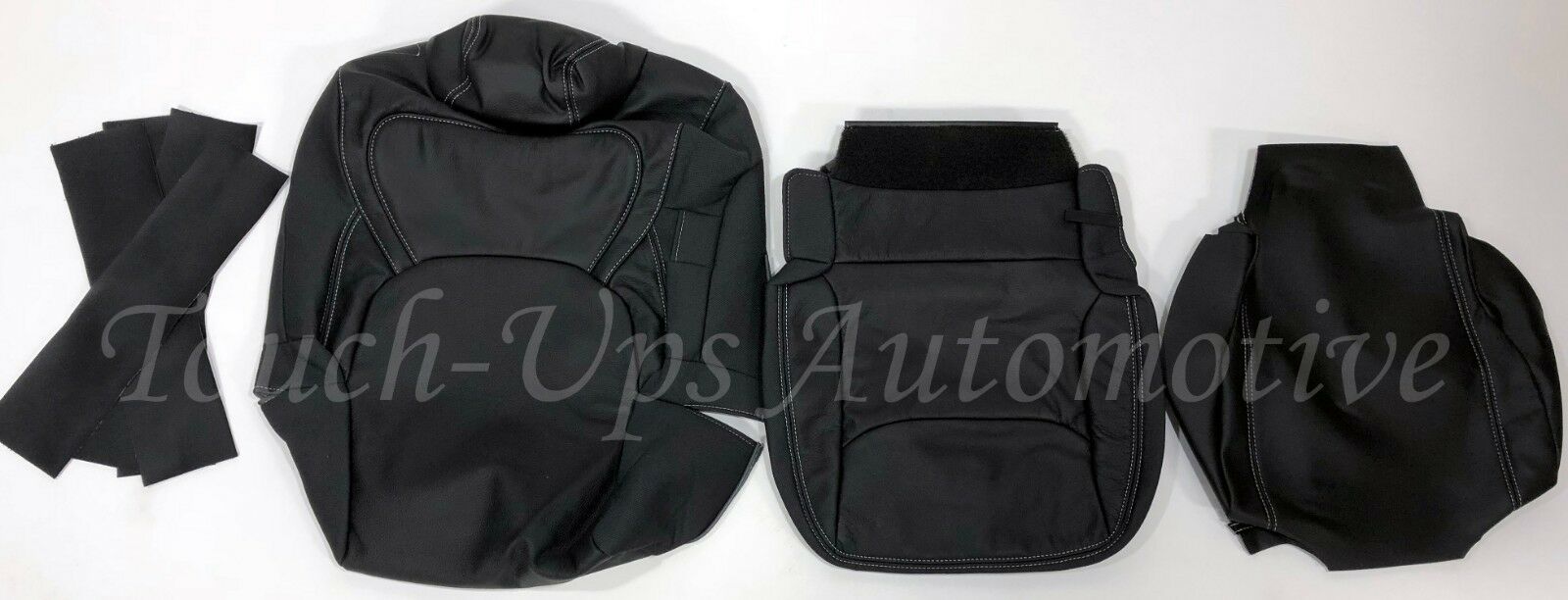 2019-21 Dodge Ram Crew Cab 2500 Big Horn Star KATZKIN Black Leather Seat Covers