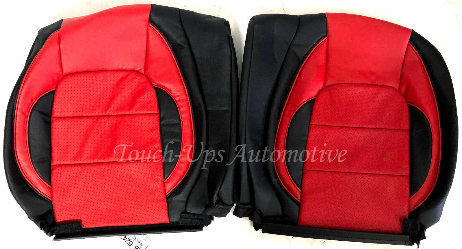 KATZKIN Leather Seat Kit for 2015-2020 Ford Mustang Coupe V6 GT Black Salsa Red