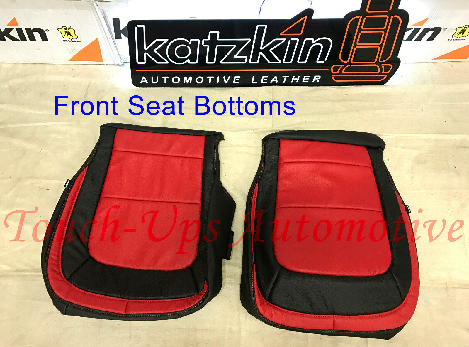 2015-2020 Chevrolet Colorado Crew Cab LT Z71 KATZKIN Leather Seat Covers Kit Red