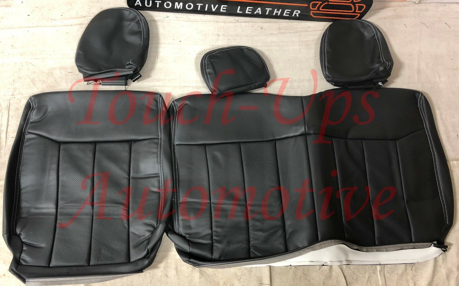 2012 Ford F-150 XLT Super Crew Cab KATZKIN Leather Seat Black F150 Perforated