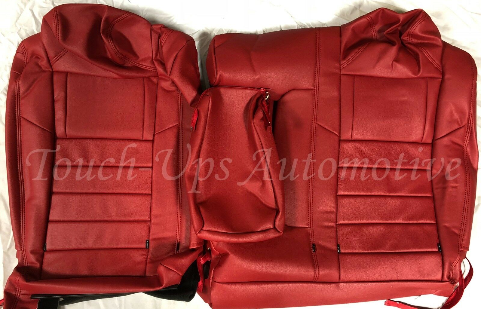 2009 2010 Dodge Challenger SE RT Custom Design KATZKIN Leather Seat Covers Red