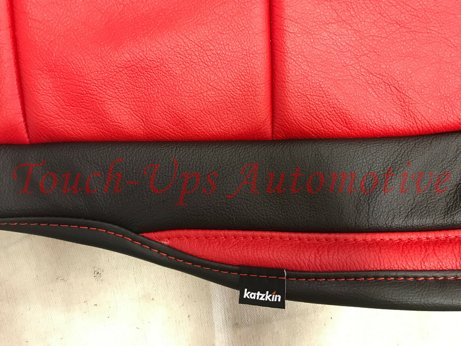 2015-2020 Chevrolet Colorado Crew Cab LT Z71 KATZKIN Leather Seat Covers Kit Red