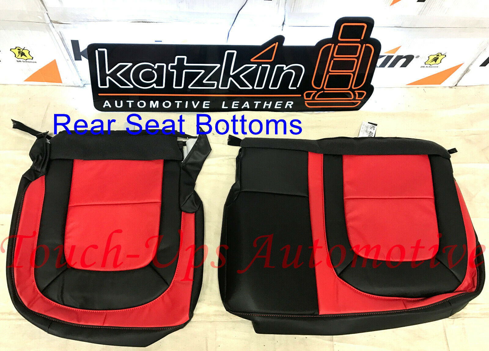 2015-2020 Chevrolet Colorado Crew Cab LT Z71 KATZKIN Leather Seat Covers Kit Red