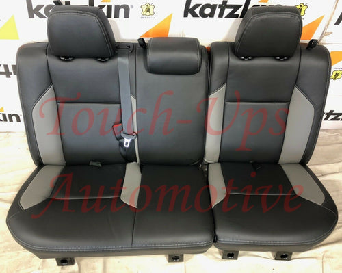 2016-2022 Tacoma DOUBLE Cab SR5 TRD Sport Black Gray Katzkin Leather Seat Covers Kit