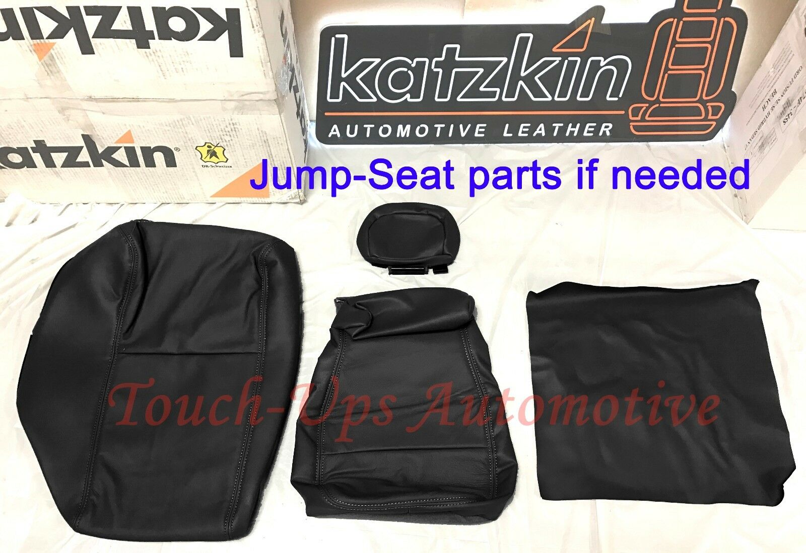 2013 2014 Ford F-150 XLT SuperCrew KATZKIN Leather Seat Covers Replacement Kit