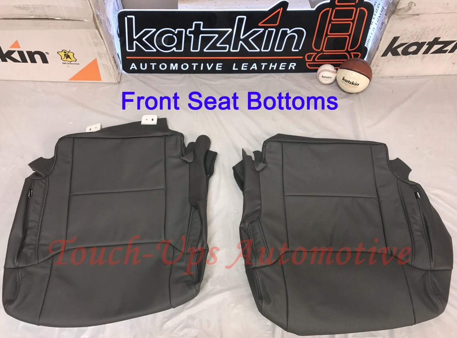 2014-2020 Toyota Tundra Double Cab KATZKIN Leather Seats SR5 TRD Charcoal Jump