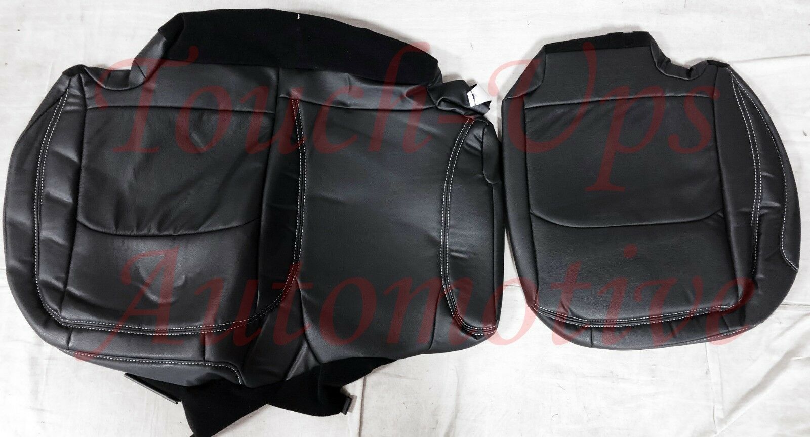 2018-2021 Jeep Wrangler Sahara Sport 4dr JL KATZKIN Black Leather seat Covers