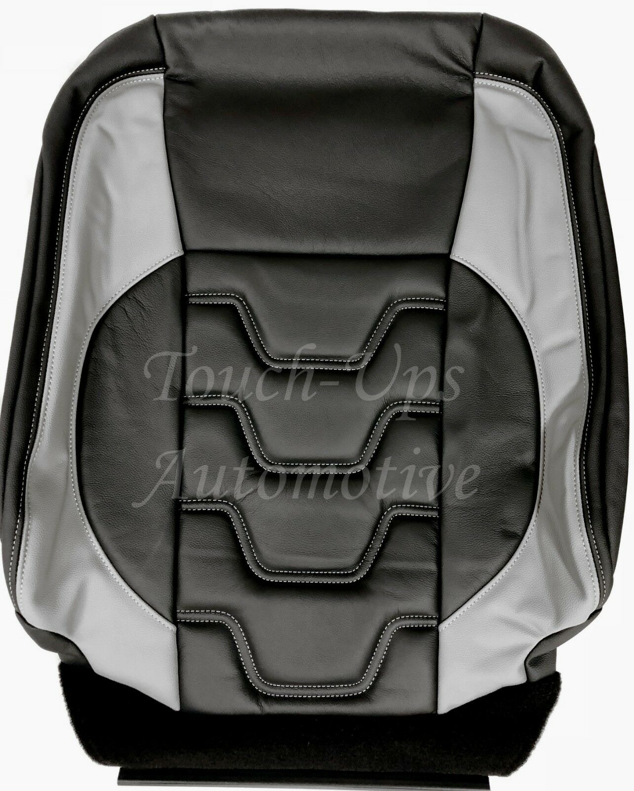 2015-2020 Ford F-150 XLT SuperCrew ALEA Black Gray Leather Seat Covers Custom