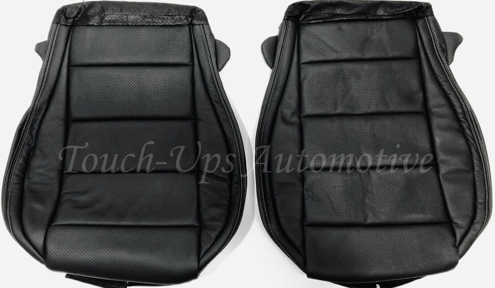 2015-2020 Ford Mustang GT V6 Convertible ALEA Black Leather Seat Covers Kit