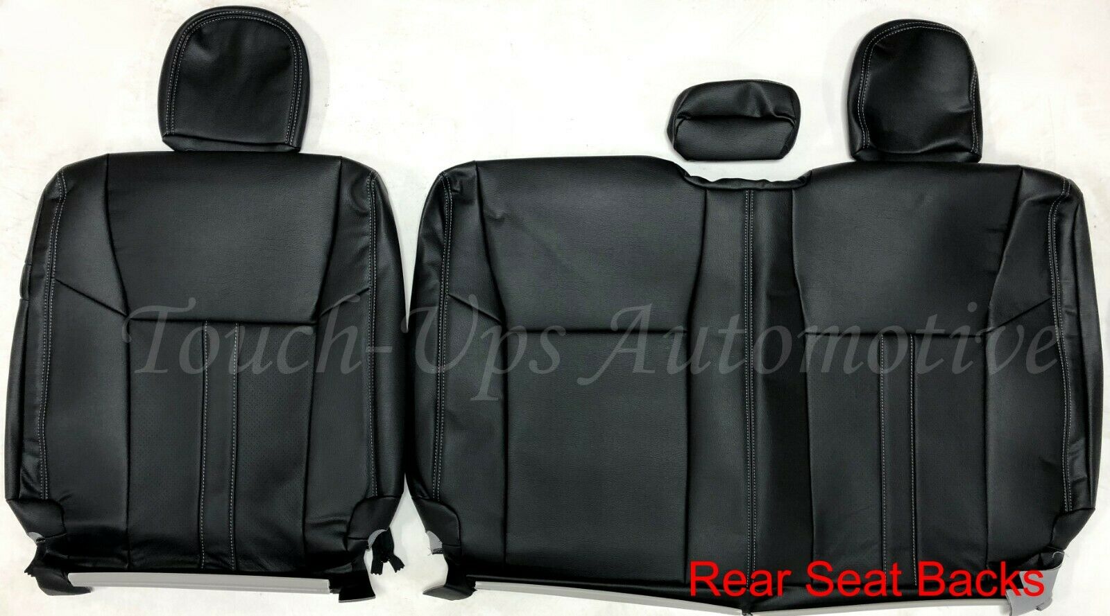 2019-20 Ford F-150 XLT SuperCrew KATZKIN Black Leather Seat Covers Lariat Design