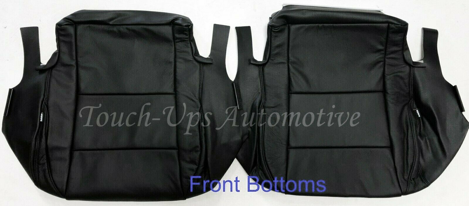 20-21 Toyota Tacoma DOUBLE Cab KATZKIN Black Leather Seat Covers ELECTRIC Driver