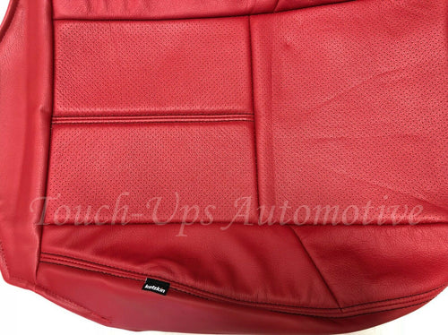 2007-2013 Chevrolet Silverado LT Crew Cab KATZKIN Red Leather Seat Covers Kit