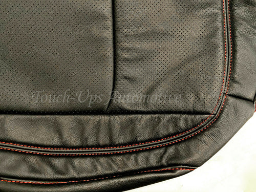 2018-20 Jeep Wrangler Rubicon JL KATZKIN Leather Seat Covers Blk Red Logos Perf
