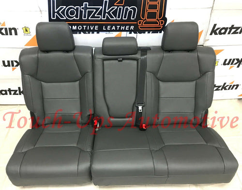 2014-2020 Toyota Tundra CrewMax Katzkin Charcoal Leather Seat Covers Kit