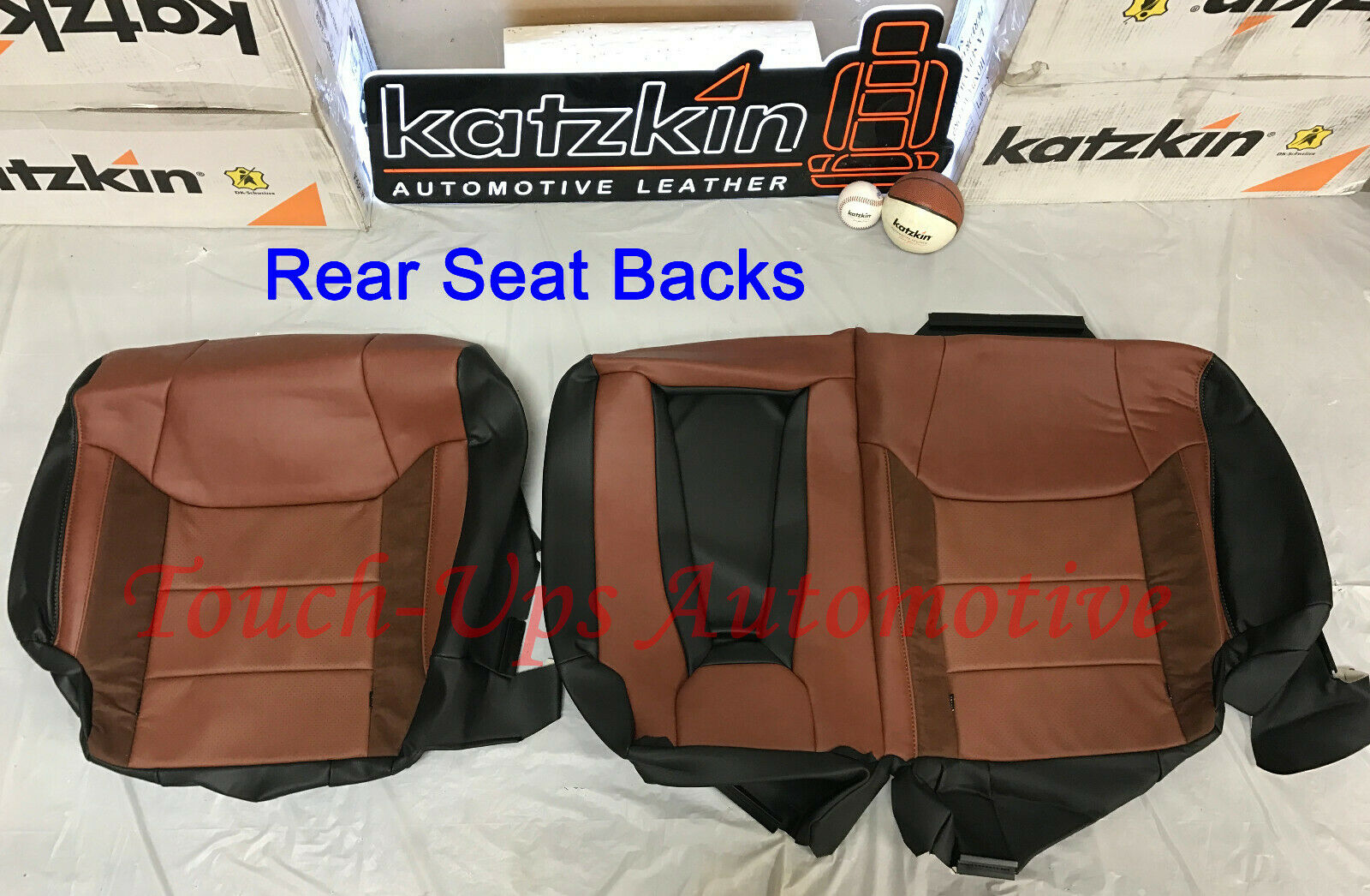 2014-2021 Toyota Tundra Double Cab CrewMax KATZKIN Mahogany SUEDE Leather seats