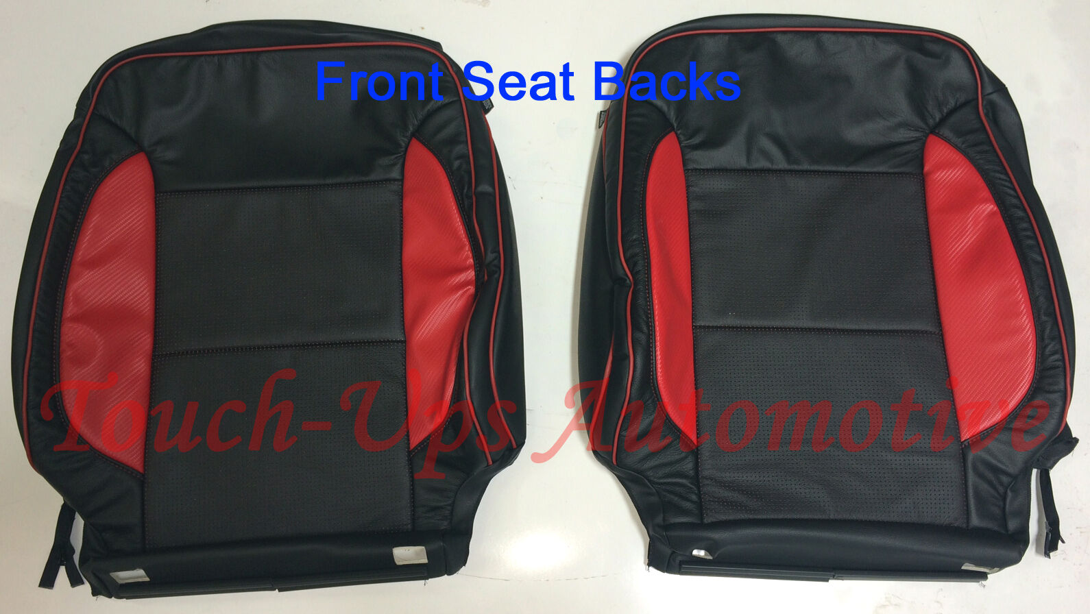 2014-2018 Chevrolet Silverado Crew Cab LT KATZKIN Leather Seat Covers Custom Red