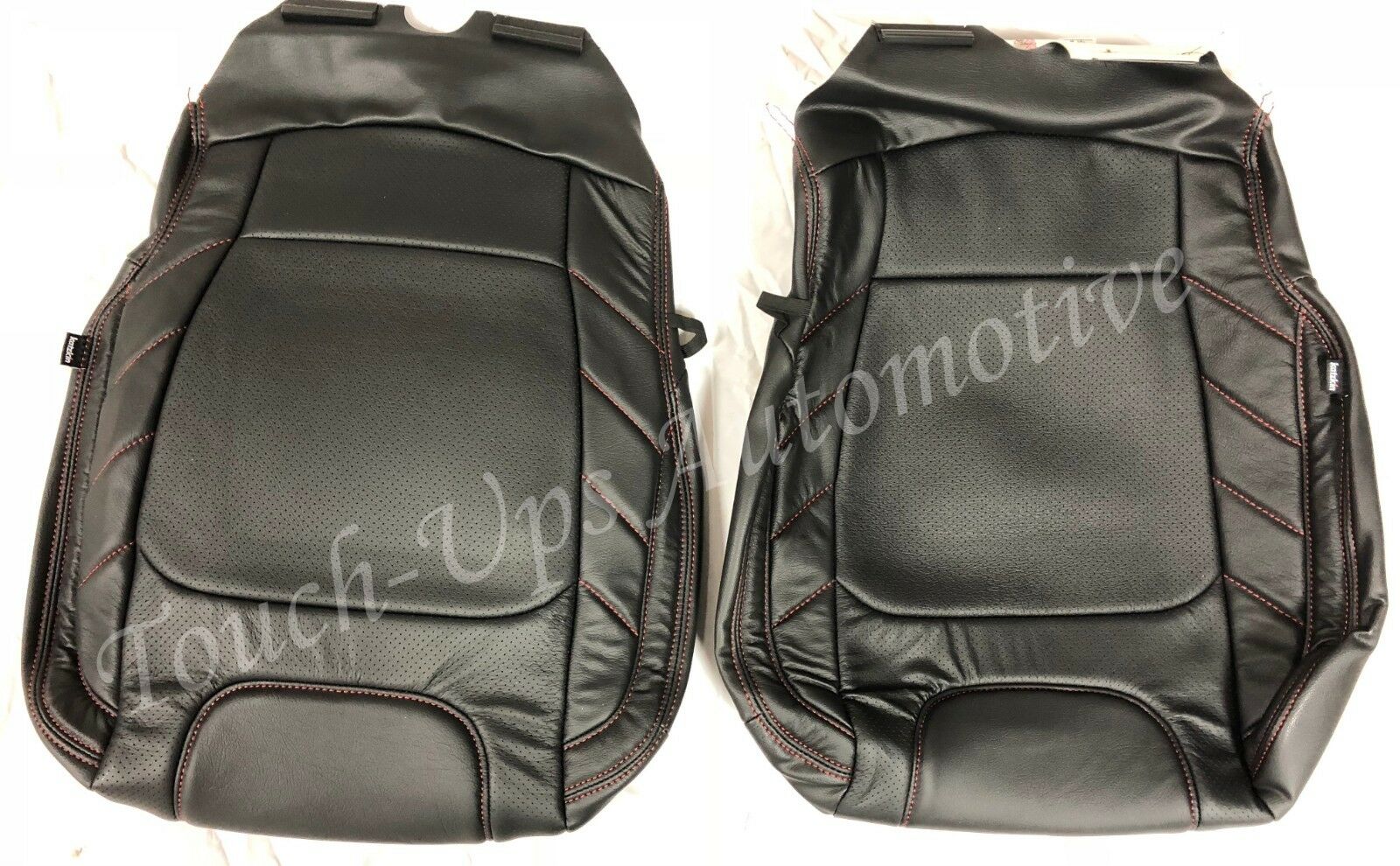 2015-2018 Ford F-150 XLT Super Crew KATZKIN Leather Seats NEW LIMITED Black Red