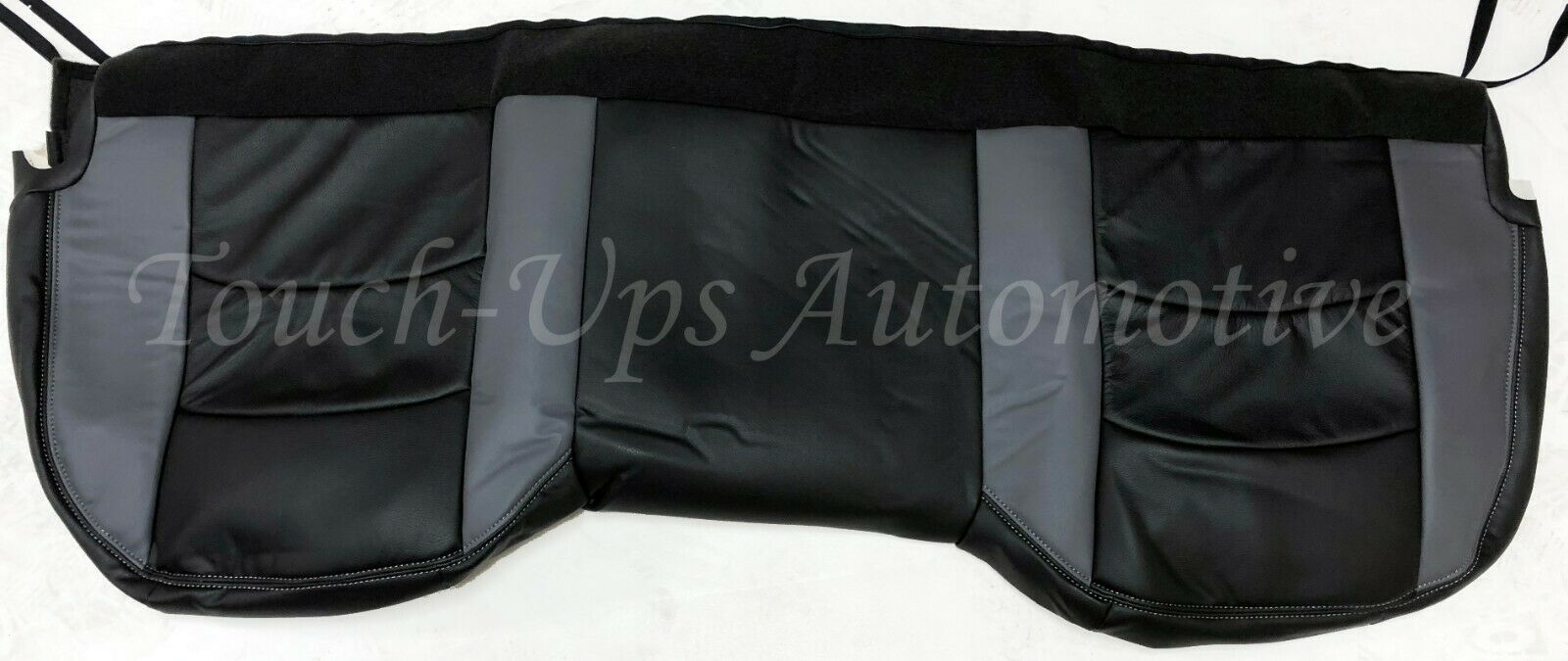 2013-2018 Dodge Ram Crew Cab Black Diesel Gray Lapis Leather Seat Covers 2 tone