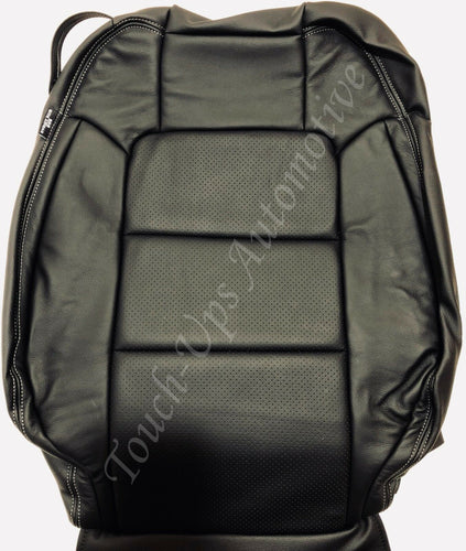 2015-2020 Ford Mustang GT V6 Eco Couple ALEA Black Ash Leather Seat Covers Kit