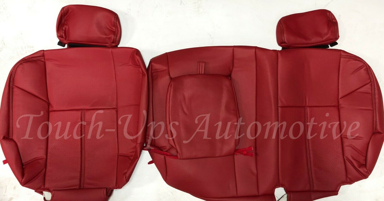 2007-2013 Chevrolet Silverado LT Crew Cab KATZKIN Red Leather Seat Covers Kit