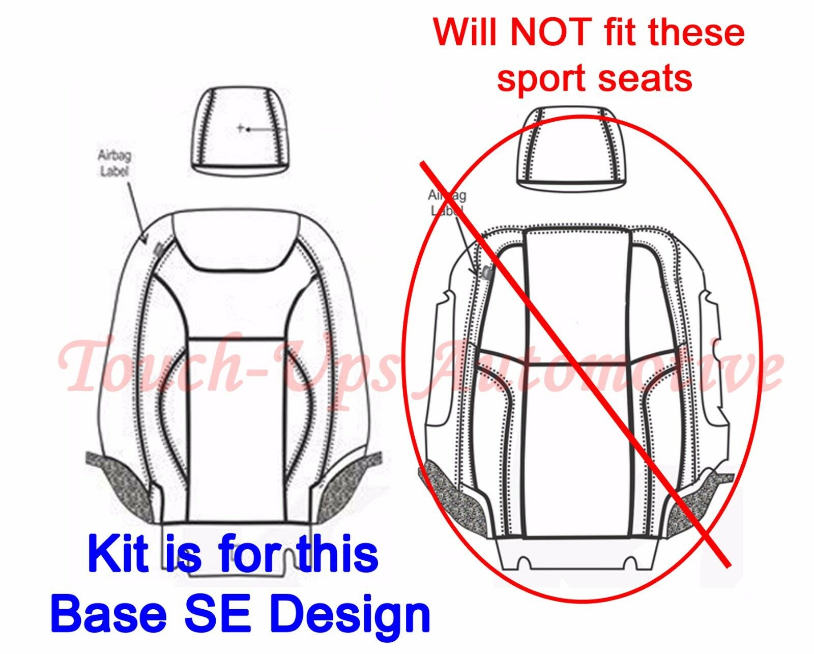 2015 2016 2017 Dodge Charger SE Custom Design KATZKIN Leather Seats NEW Salsa