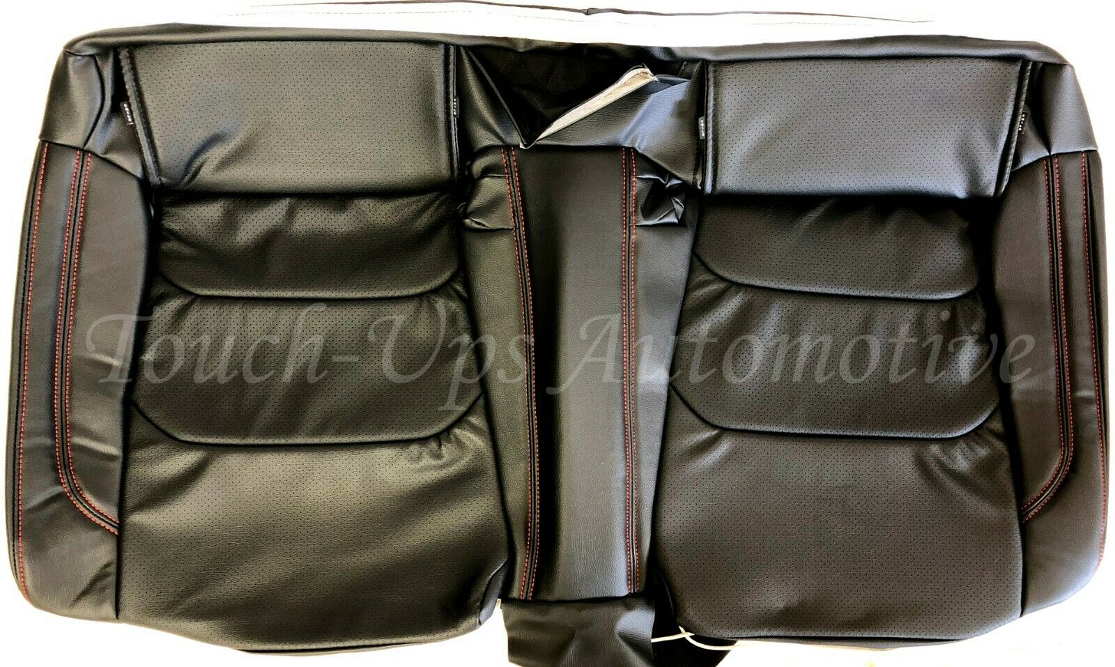 KATZKIN Salsa Black Leather Seat Covers 16-20 Chevrolet Camaro Coupe LS RS SS