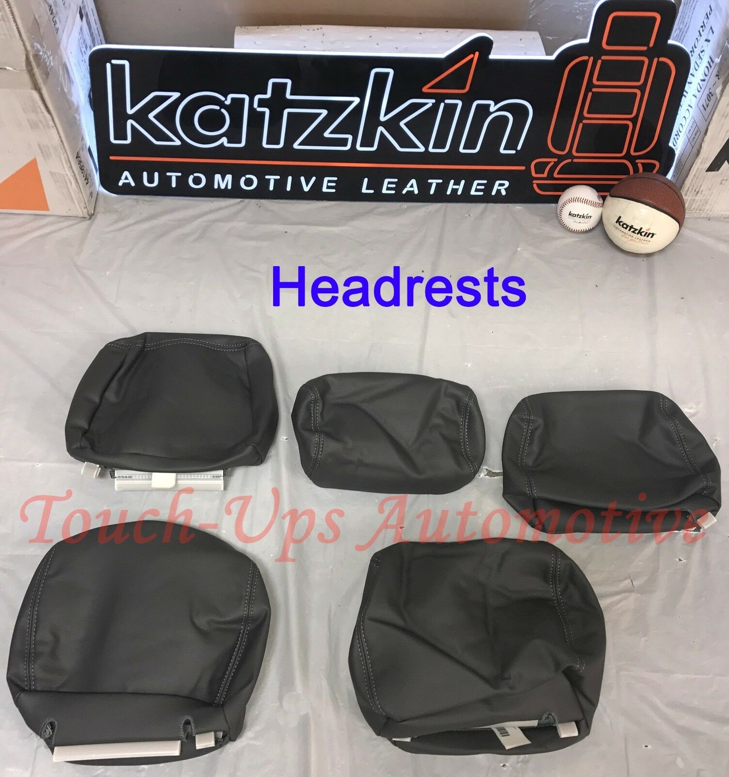 2014-2020 Toyota Tundra Double Cab KATZKIN Leather Seats SR5 TRD Charcoal Jump