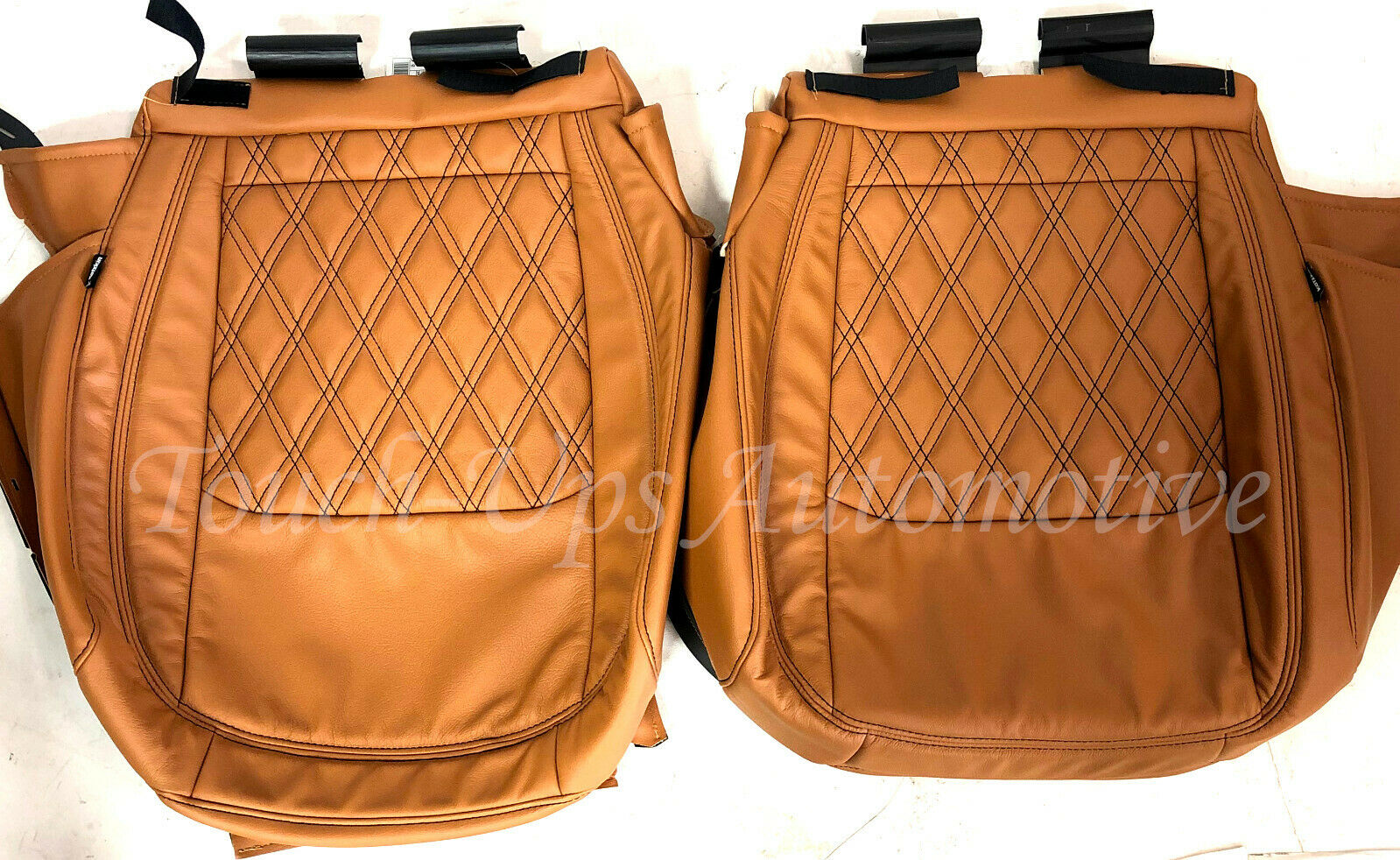 2018-22 Jeep Wrangler JL KATZKIN Leather Seat Covers Black Autumn Tekstitch