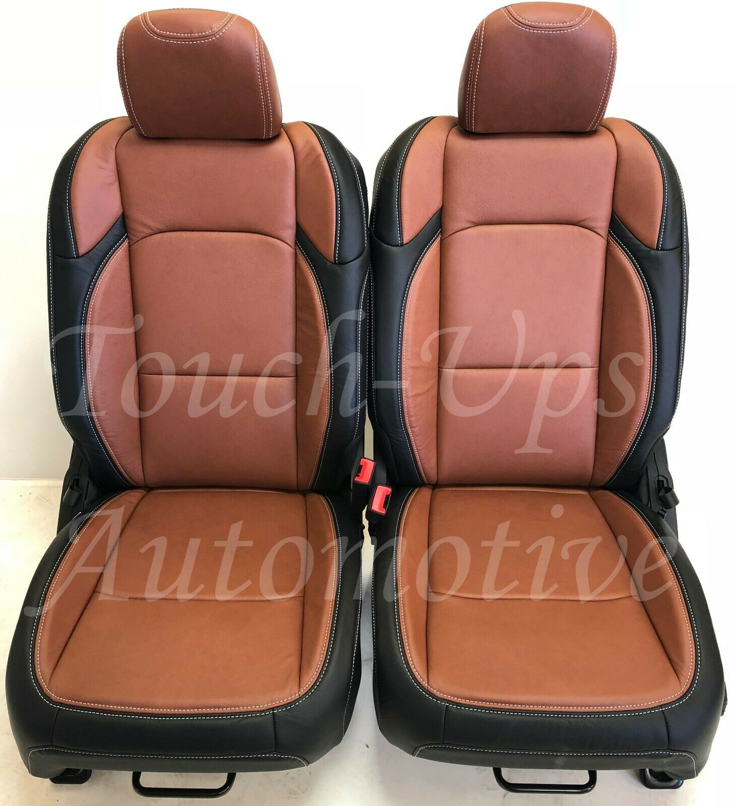 2018-2021 Jeep Wrangler Sahara JL KATZKIN Leather Seat Covers Kit Black Mahogany