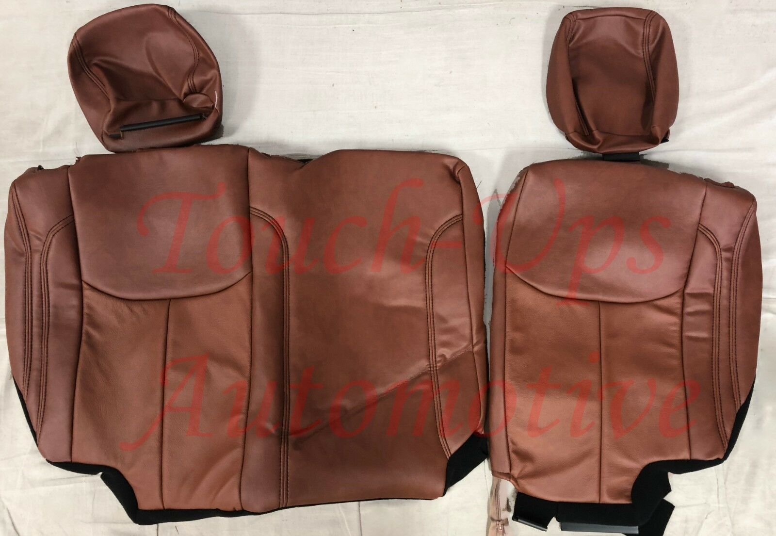 2013-2018 Jeep Wrangler JK Katzkin Leather Seat Covers Kit Mahogany Black Stitch