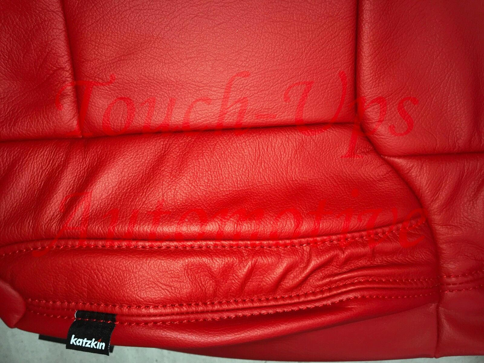2014-2021 Toyota Tundra CrewMax Double Cab KATZKIN Salsa Red Leather Seats