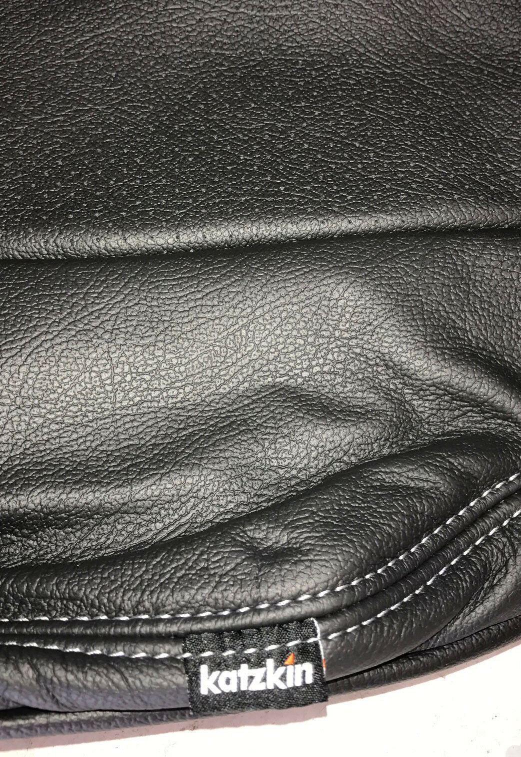 2019-20 Ford F250 XLT SuperCrew KATZKIN Leather Seat Covers Factory Match Black