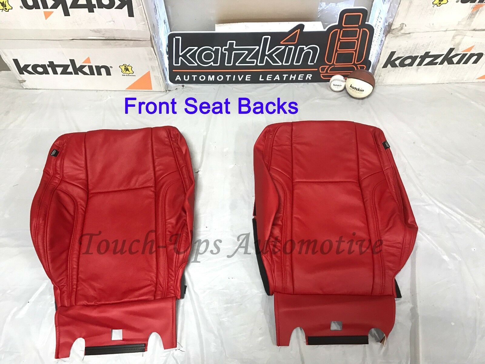 Full Set Leather Seat Covers For Dodge Challenger & Charger (Front & Rear) - Black & Red