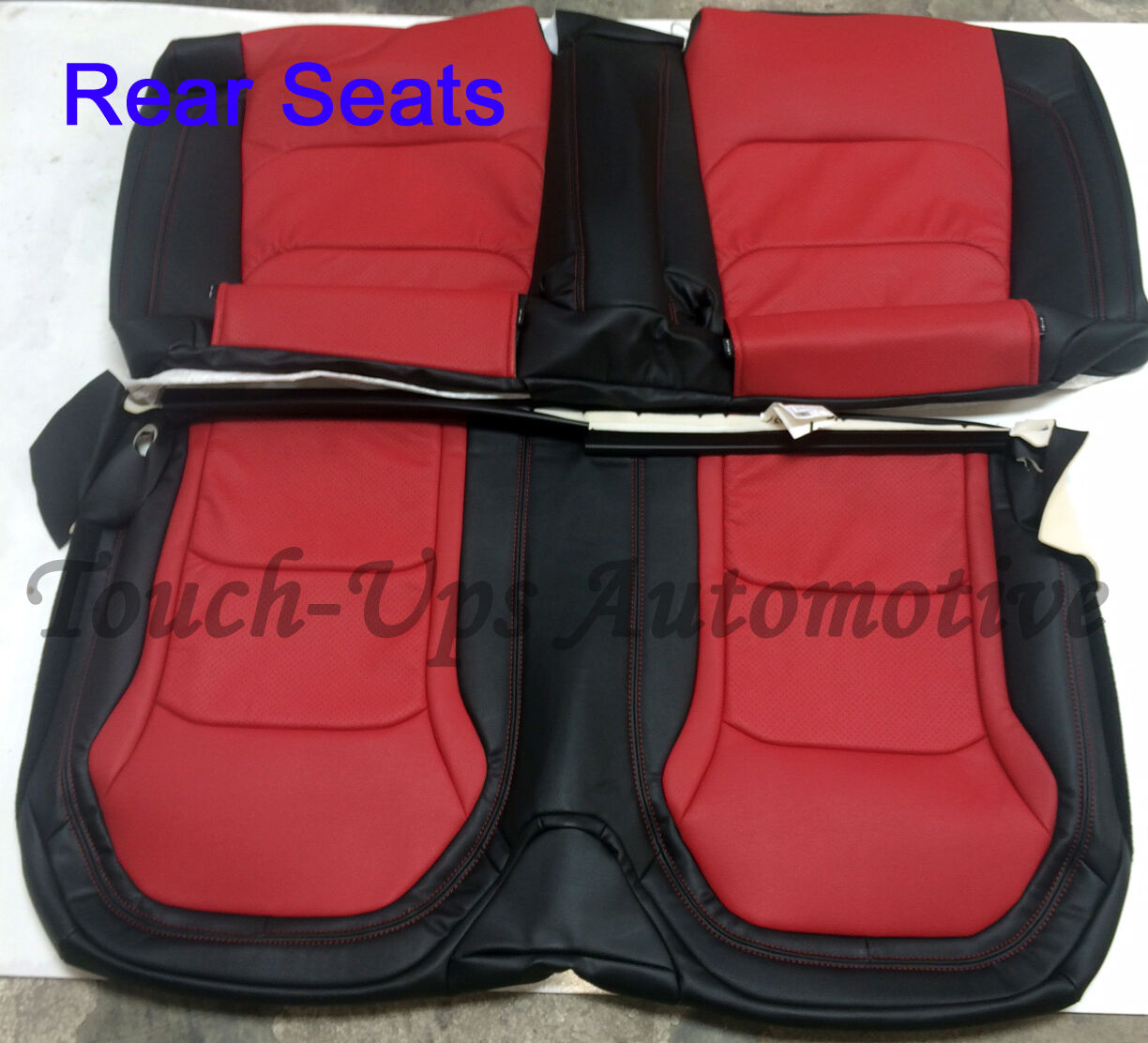 2016-2020 Chevrolet Camaro Coupe LS RS SS Katzkin Red Leather Seat Covers Kit