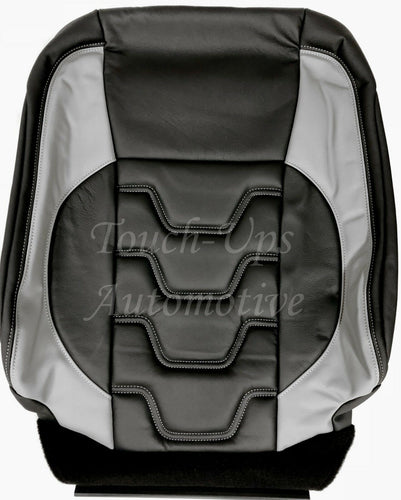 2017-2020 Ford F-250 XLT SuperCrew ALEA Black Gray Leather Seat Covers Custom