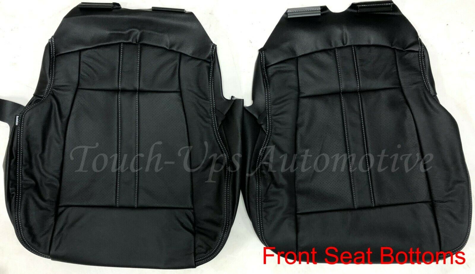 2019-20 Ford F-150 XLT SuperCrew KATZKIN Black Leather Seat Covers Lariat Design