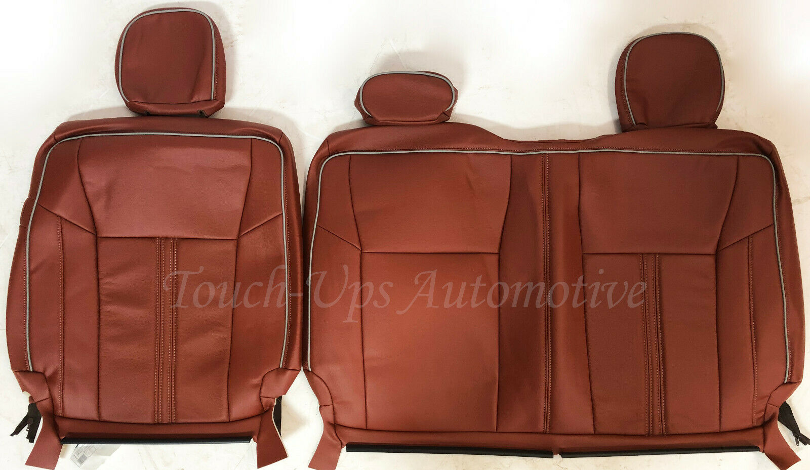 2015-20 Ford F-150 XLT SuperCrew Katzkin Leather Seat Covers Saddleback Edition