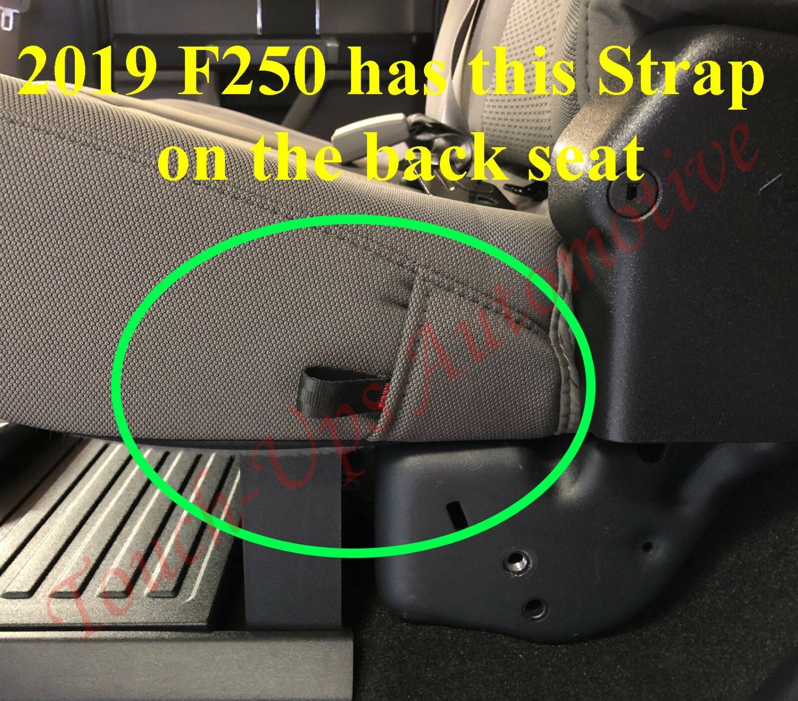 2019-20 Ford F250 XLT SuperCrew KATZKIN Leather Seat Covers Factory Match Black