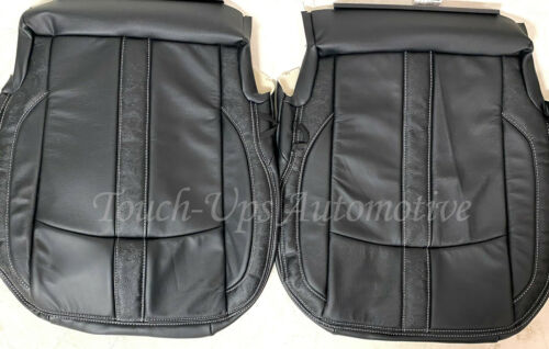 2013-2018 Dodge Ram Crew Cab KATZKIN Saddleback Black Outlaw Leather seats Logo