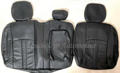 2013-2018 Dodge Ram Crew Cab KATZKIN Saddleback Black Outlaw Leather seats Logo