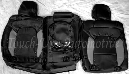 2019-22 Dodge Ram Crew Cab Big Horn Lone Star Katzkin Black Leather Seat Covers