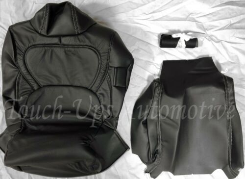 2019-22 Dodge Ram Crew Cab Big Horn Lone Star Katzkin Black Leather Seat Covers