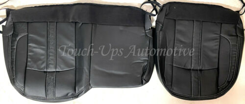 2013-2018 Dodge Ram Crew Cab KATZKIN Saddleback Black Outlaw Leather seats Logo