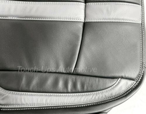 13-18 Dodge Ram Crew Cab KATZKIN Black and Diesel Gray Leather Seat Covers Logos