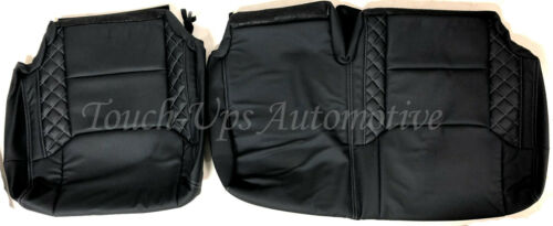 2014-2021 Toyota Tundra CrewMax ALEA Diamond Edition Leather Seat Covers Black