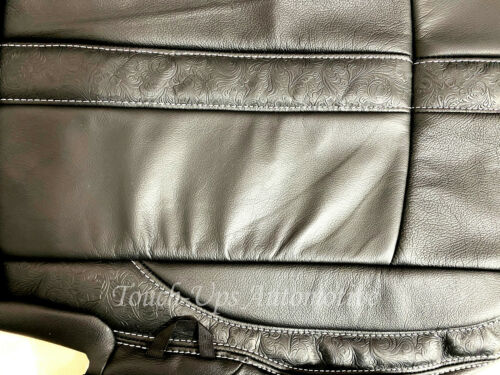 2013-2018 Dodge Ram Crew Cab KATZKIN Saddleback Black Outlaw Leather seats Logo